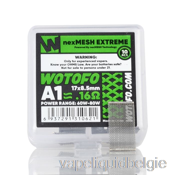 Vape Vloeistof Wotofo Nexmesh Mesh Vervangingsspoelen 0.16ohm Nexmesh Extreme A1